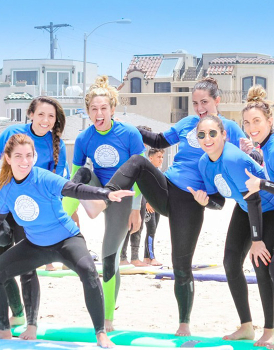 Group Surf Lessons for Girls
